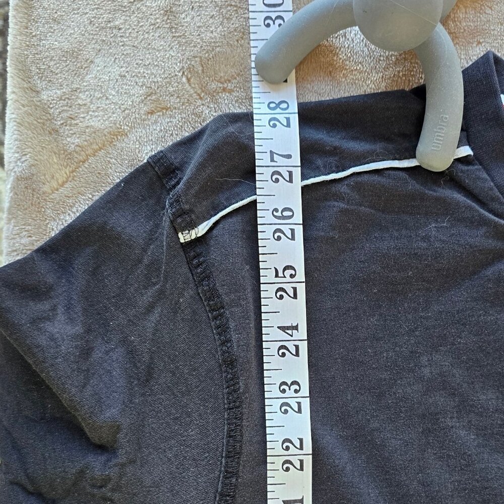 Slazenger T shirt Black rare 100% cotton - Picture 8 of 9